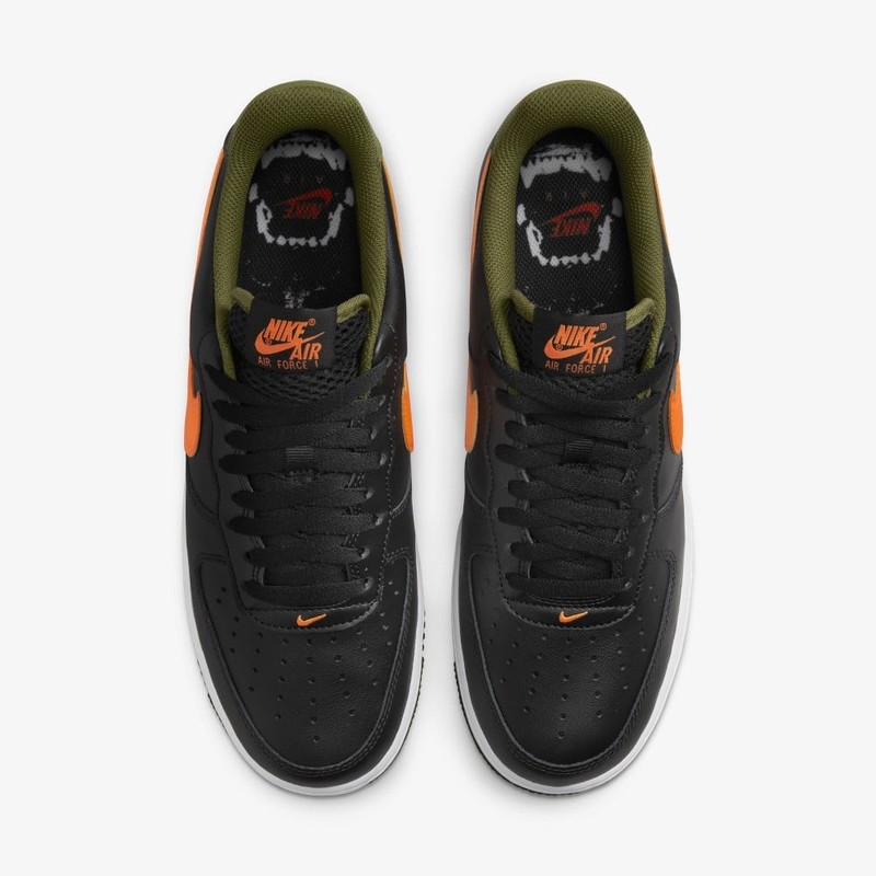 Black orange air force 1 online